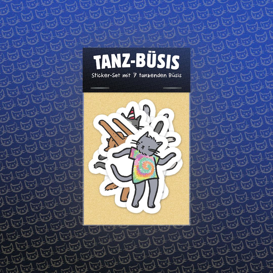 Olivier Samter - Sticker-Set "Tanz-Büsis" (5 Stück)