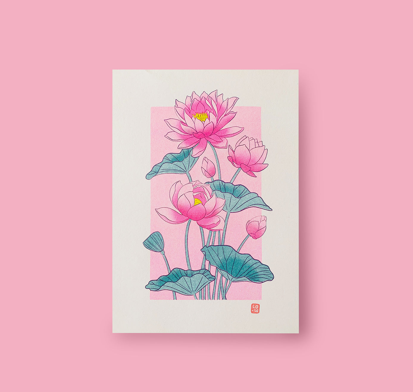 Laura LOW - Plakat "Lotus" (5 Stück)