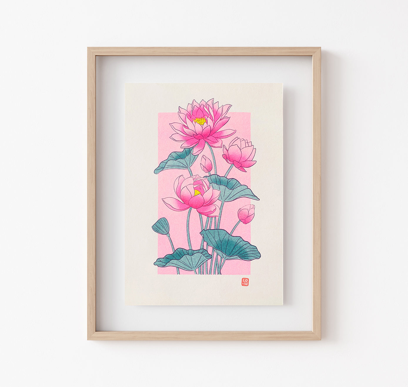 Laura LOW - Plakat "Lotus" (5 Stück)