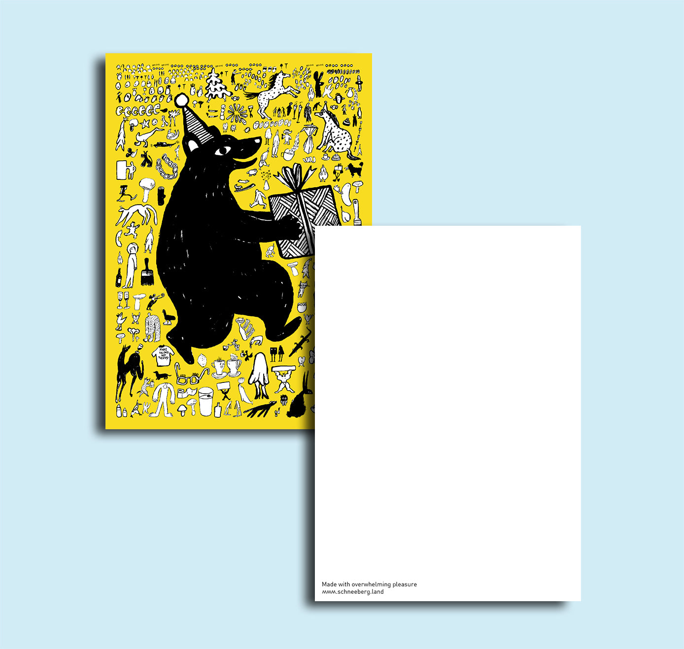 Anna-Lisa Schneeberger - Postkarte "Bär" (5 Stück)