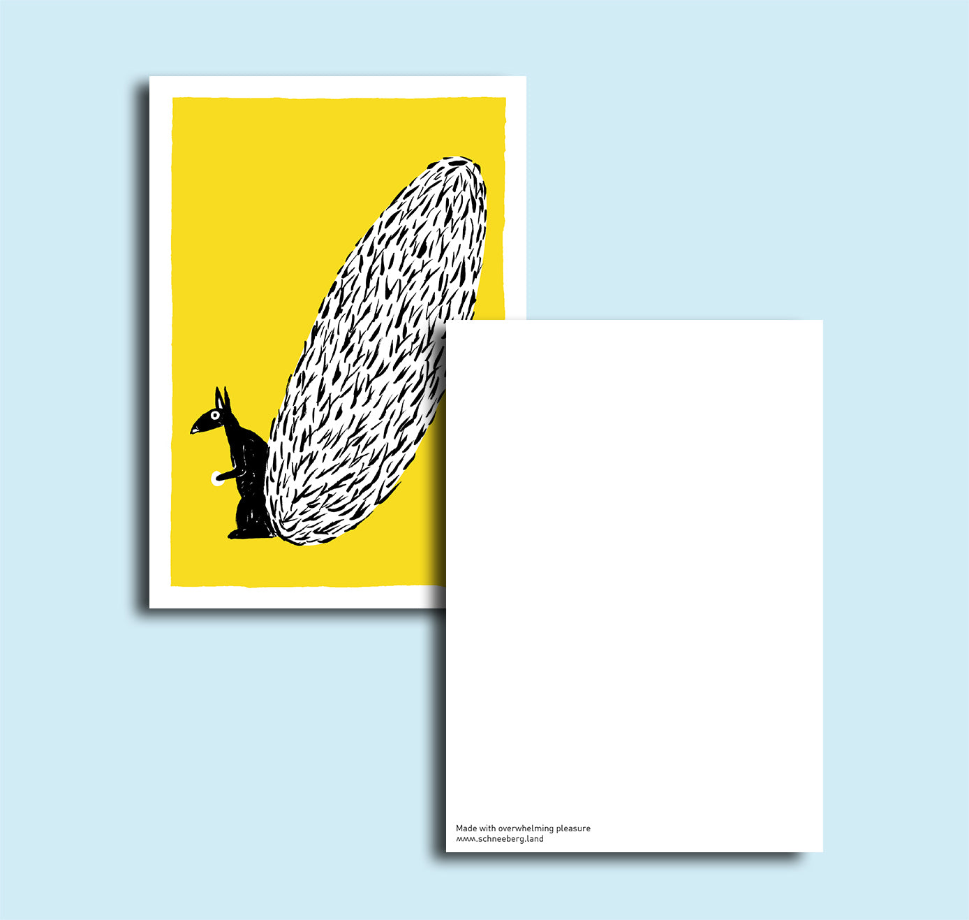 Anna-Lisa Schneeberger - Postkarte "Eichhörnchen" (5 Stück)