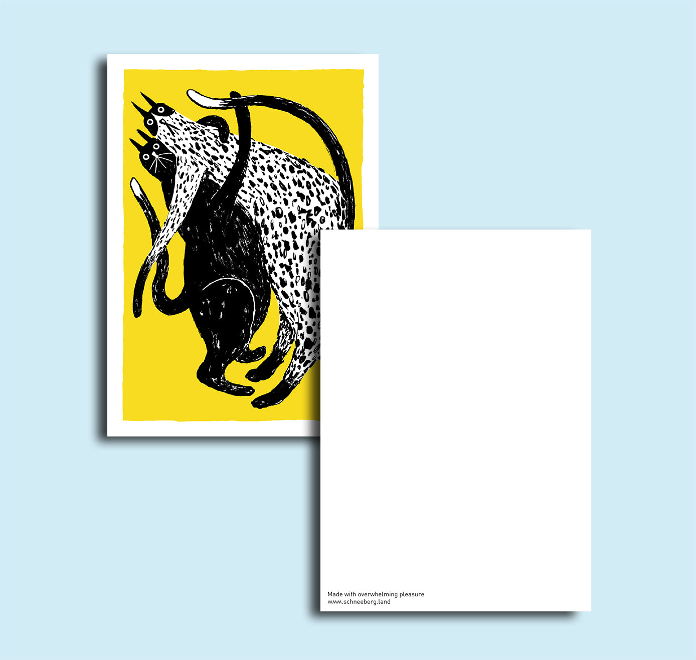 Anna-Lisa Schneeberger - Postkarte "Miauuuu!“ (5 Stück)