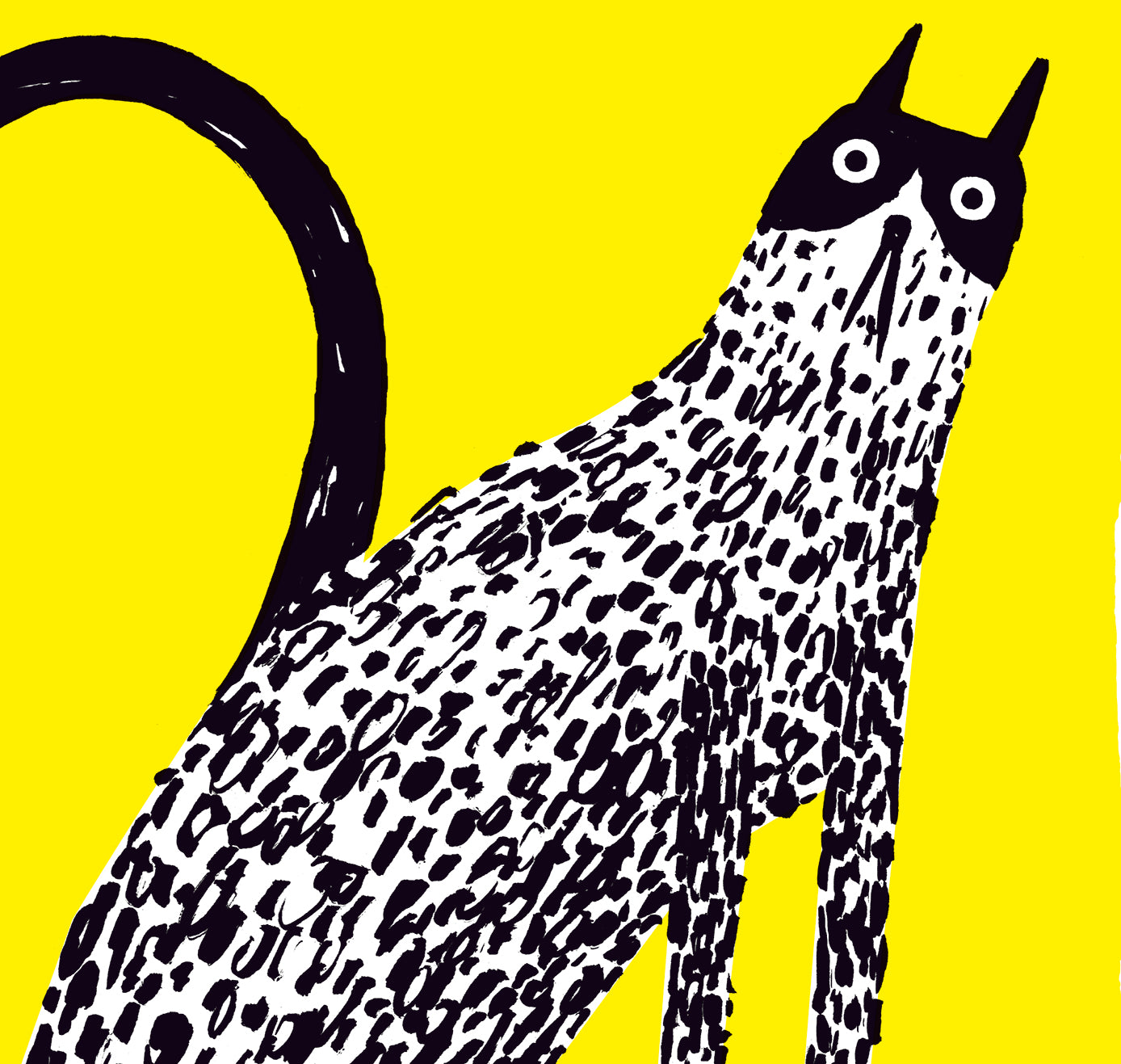 Anna-Lisa Schneeberger - Plakat "Katze mit langen Beinen" (5 Stück)