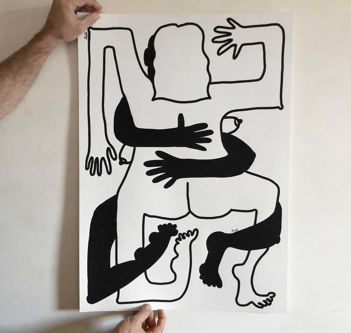WOW! - Plakat "BEETA AND AZAD" (1 Stück)