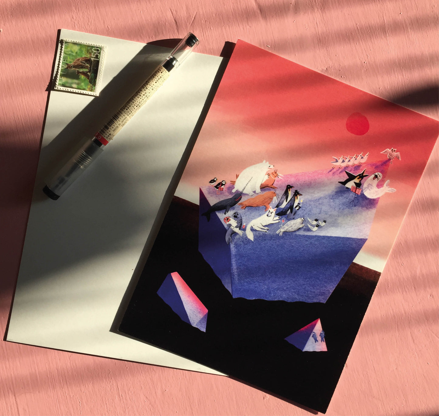 Carla Haslbauer - Postkarte "Opera Antartica" (5 Stück)