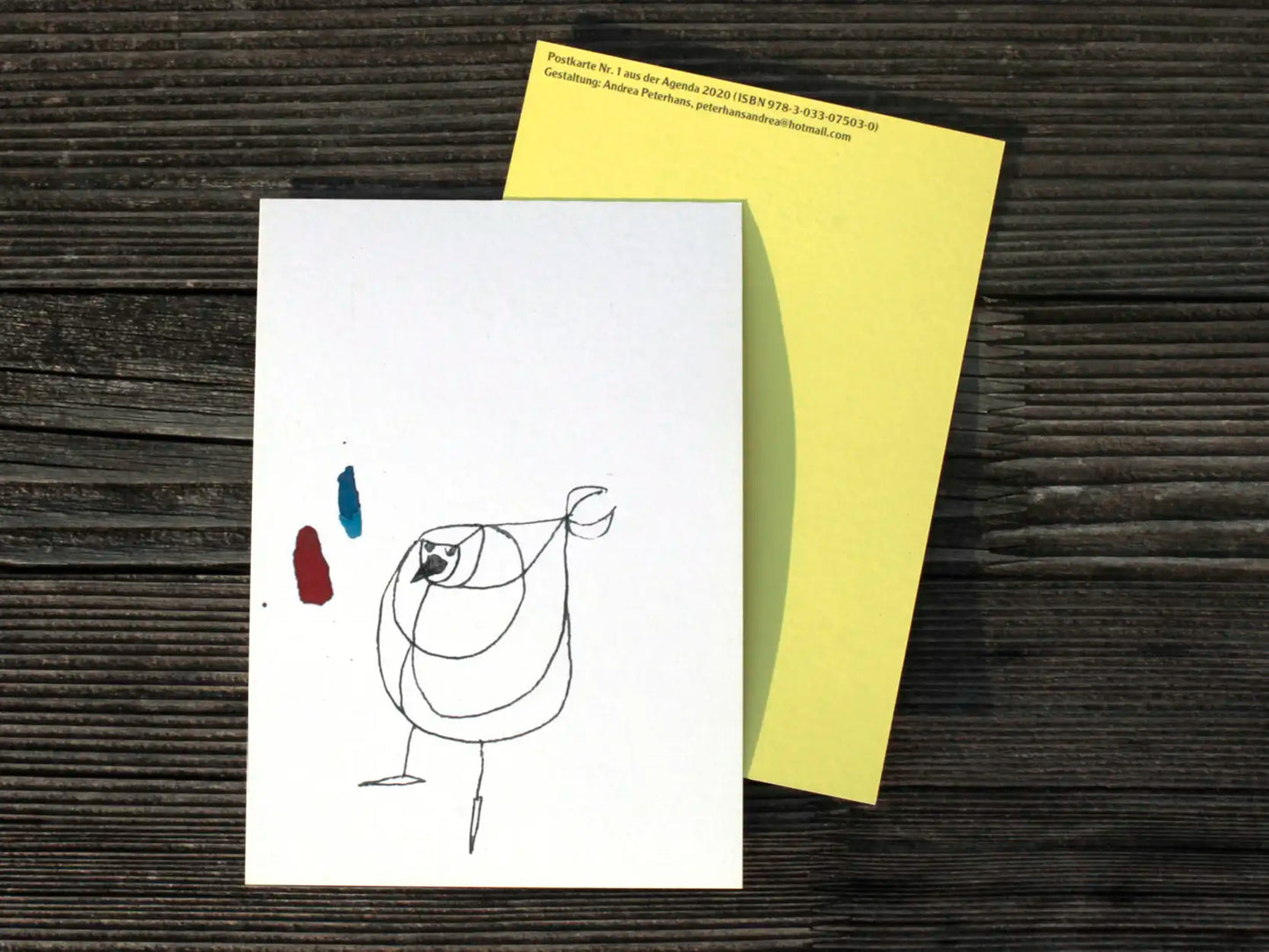 Edition Punktpunktpunkt - Postkarte "Nr. 1 aus der Agenda 2020" (5 Stück)