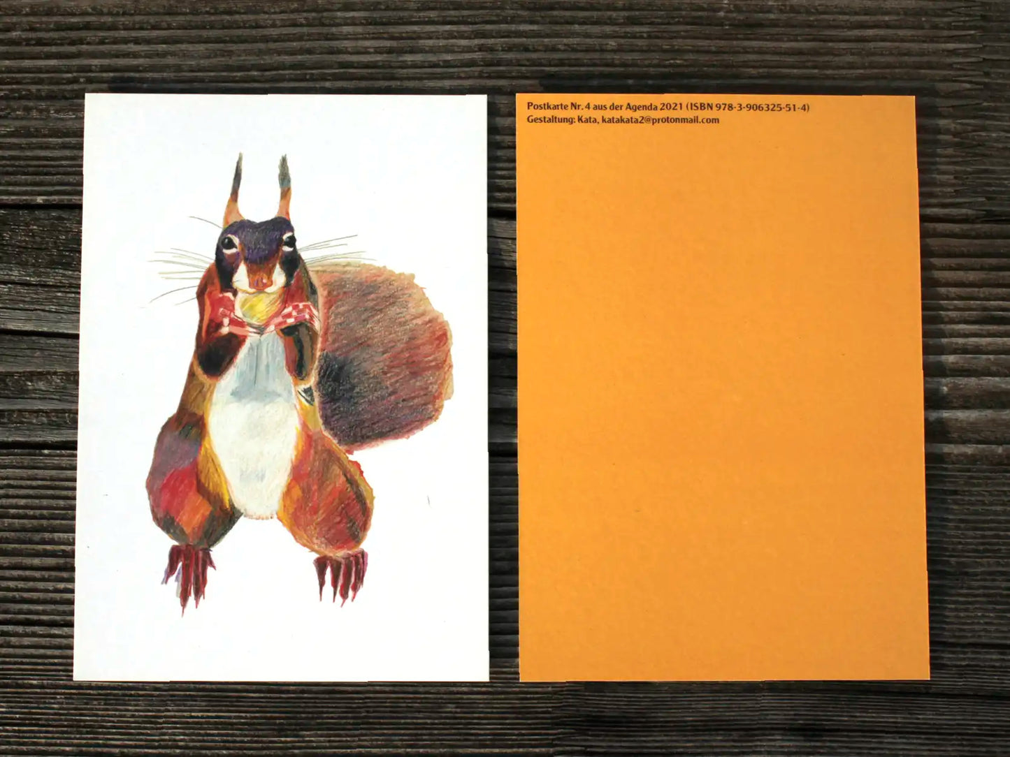 Edition Punktpunktpunkt - Postkarte "Nr. 4 aus der Agenda 2021" (5 Stück)