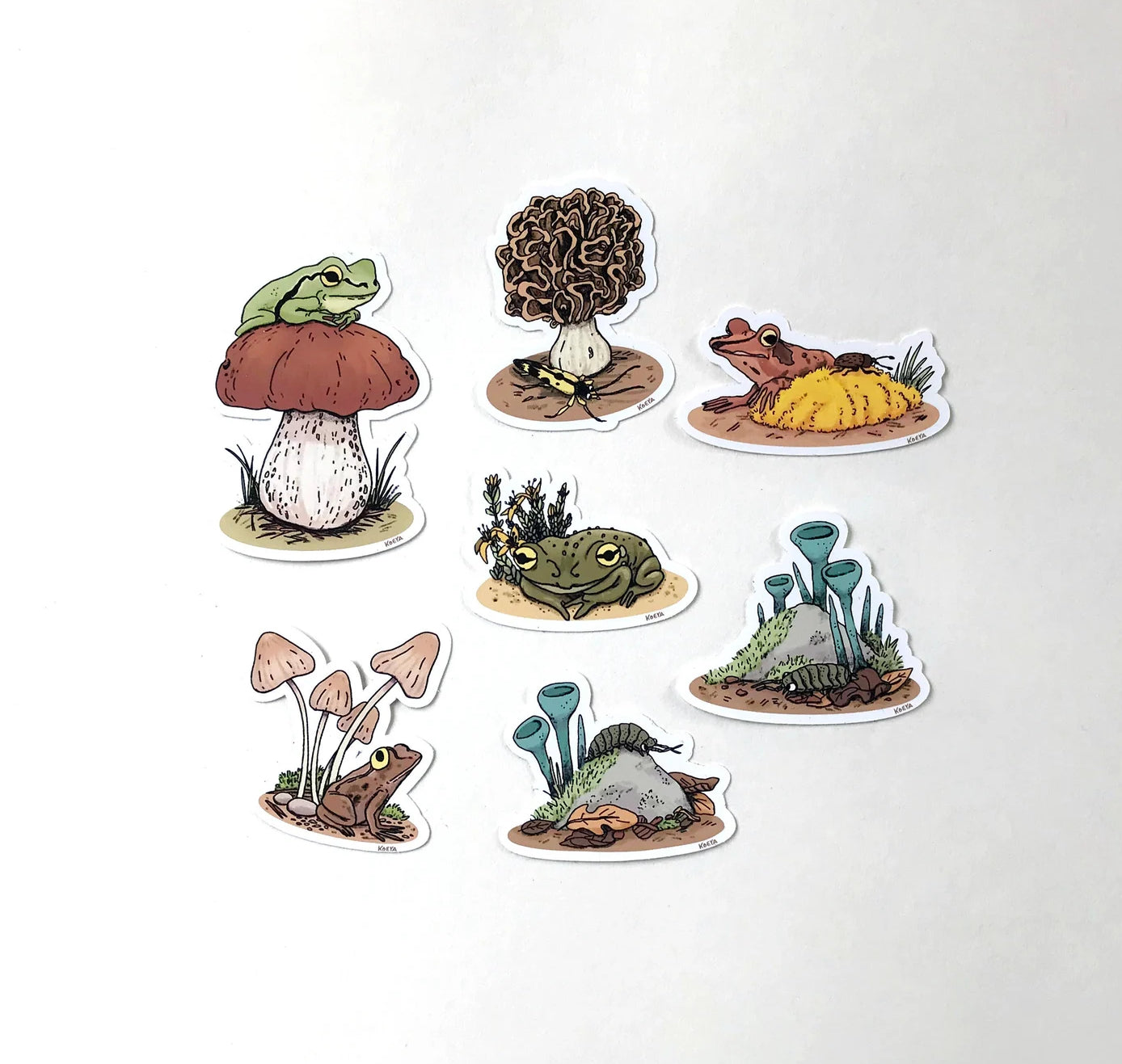 Yasmin König - Vinyl Sticker Set
"Just Frogs" (5 Stück)
