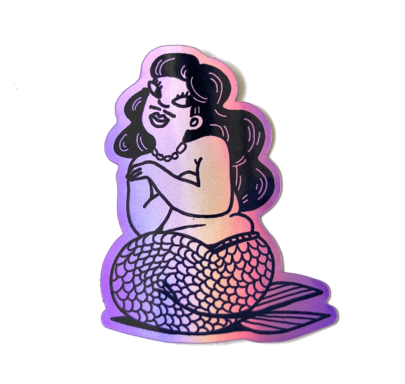 Rina Jost - Holographic Sticker "Mermaid" (10 Stück)