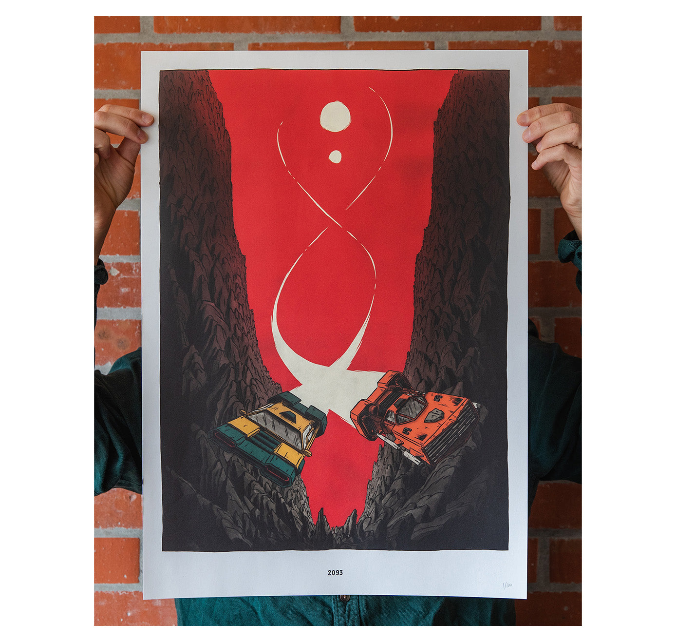 Hyperraumverlag - Plakat "2093" (5 Stück)