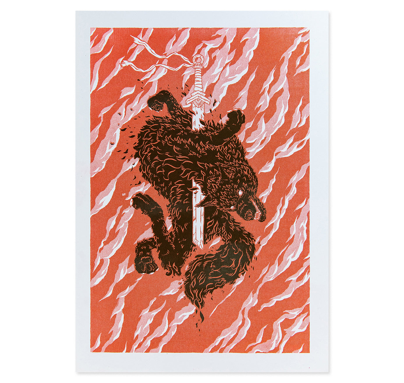Hyperraumverlag - Plakat "Wolf & Schwert" (5 Stück)