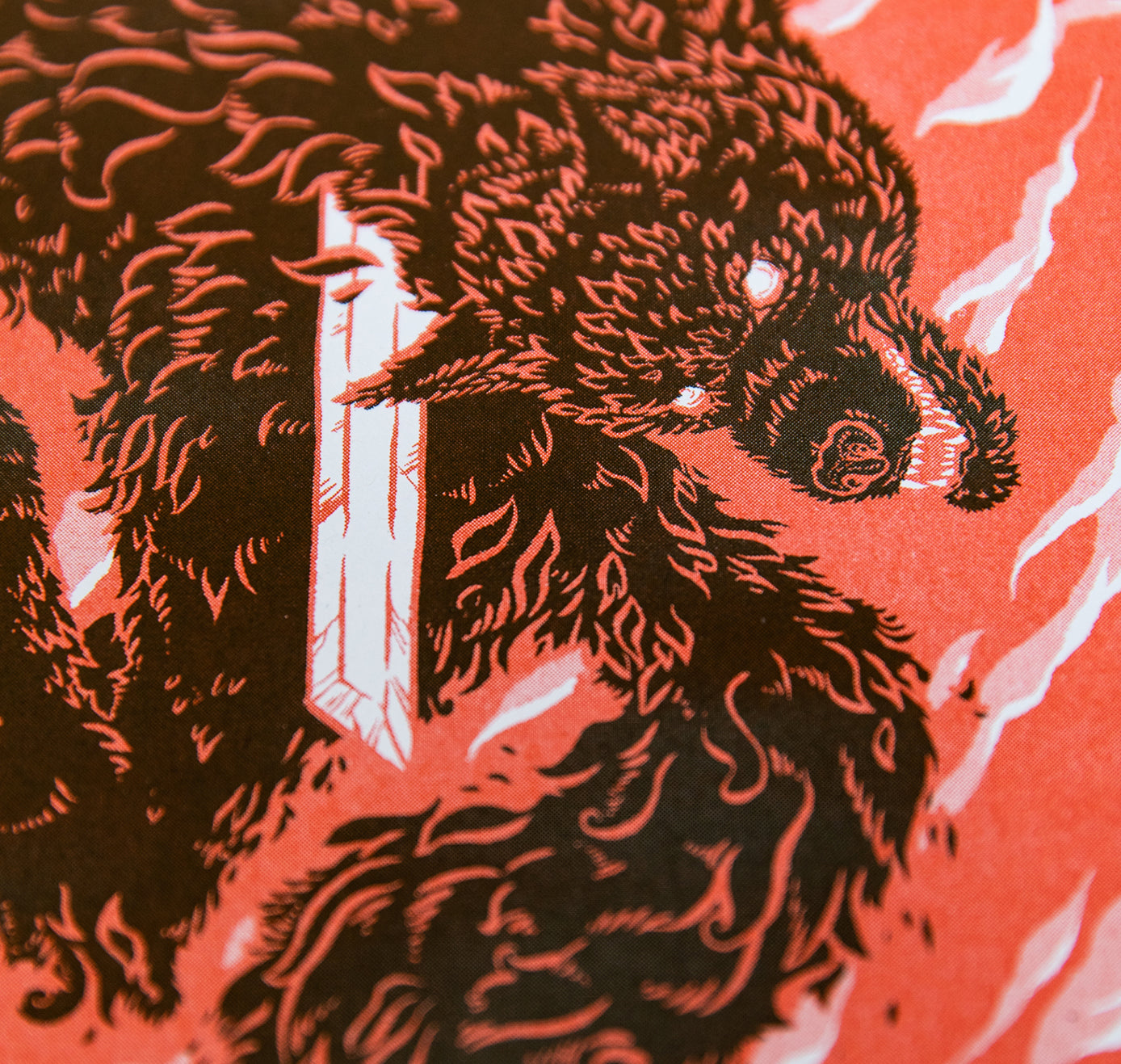 Hyperraumverlag - Plakat "Wolf & Schwert" (5 Stück)