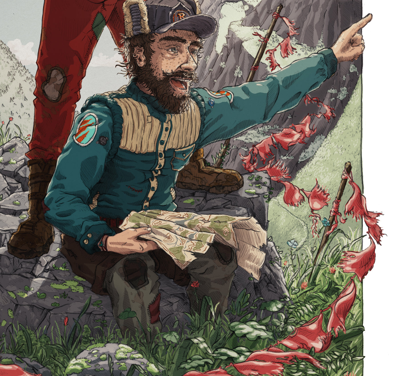 Hyperraumverlag - Plakat "The Quest" (5 Stück)
