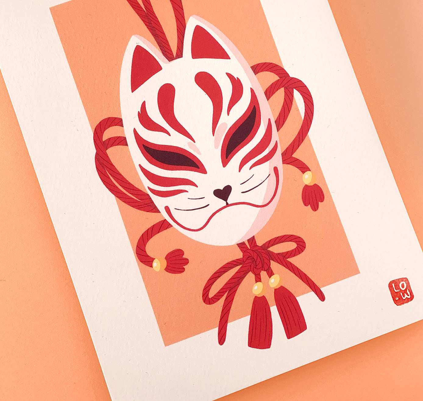 Laura LOW - Plakat "Kitsune Mask" (5 Stück)