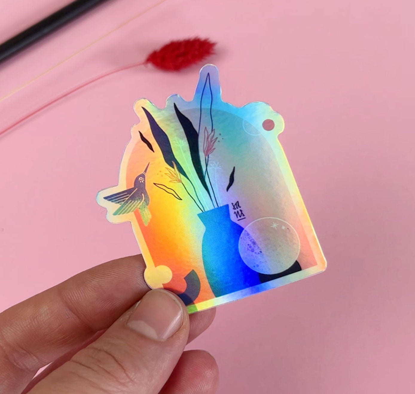 Sandra Staub - Holographic Sticker (5 Stück)
