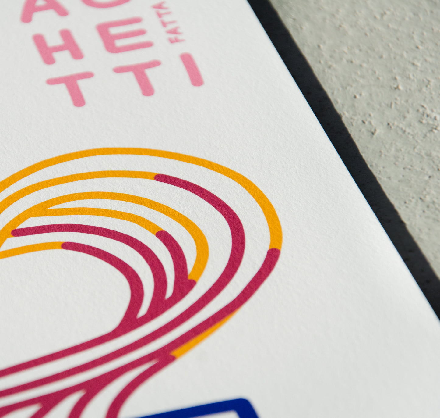 Jil Kugler - Plakat "Noodle Series - Spaghetti" (2 Stück)