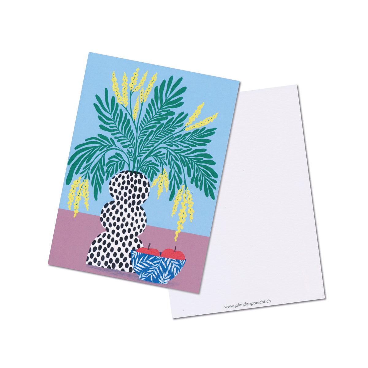 Jolanda Epprecht - Postkarte "Mimosa" (5 Stück)