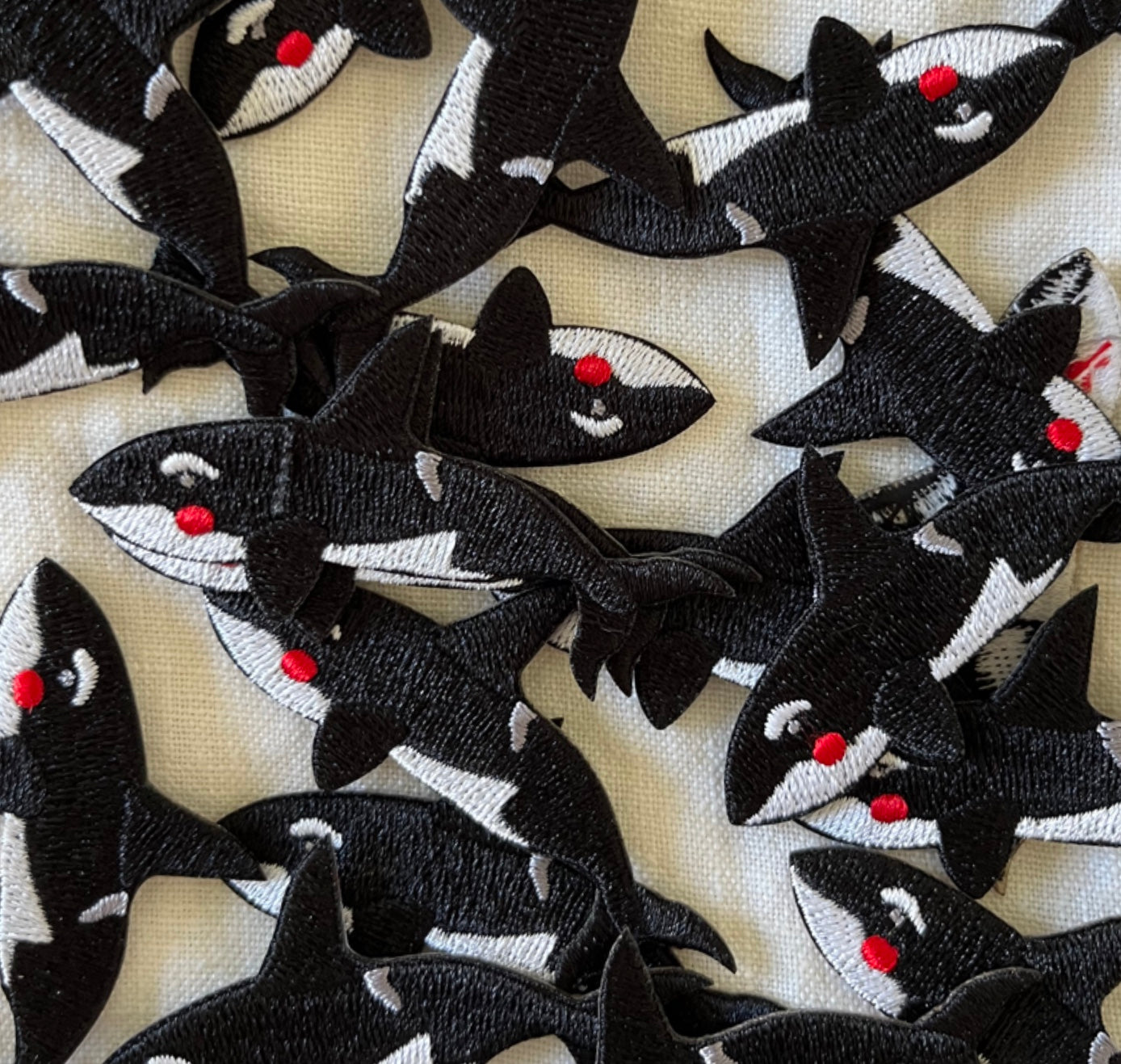 Karin Lena Schmid - Patch "Orca" (5 Stück)