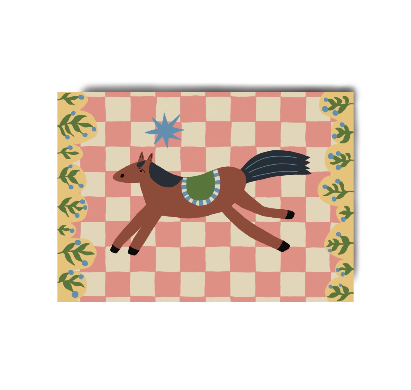 Karin Lena Schmid - Postkarte "Pferd" (5 Stück)