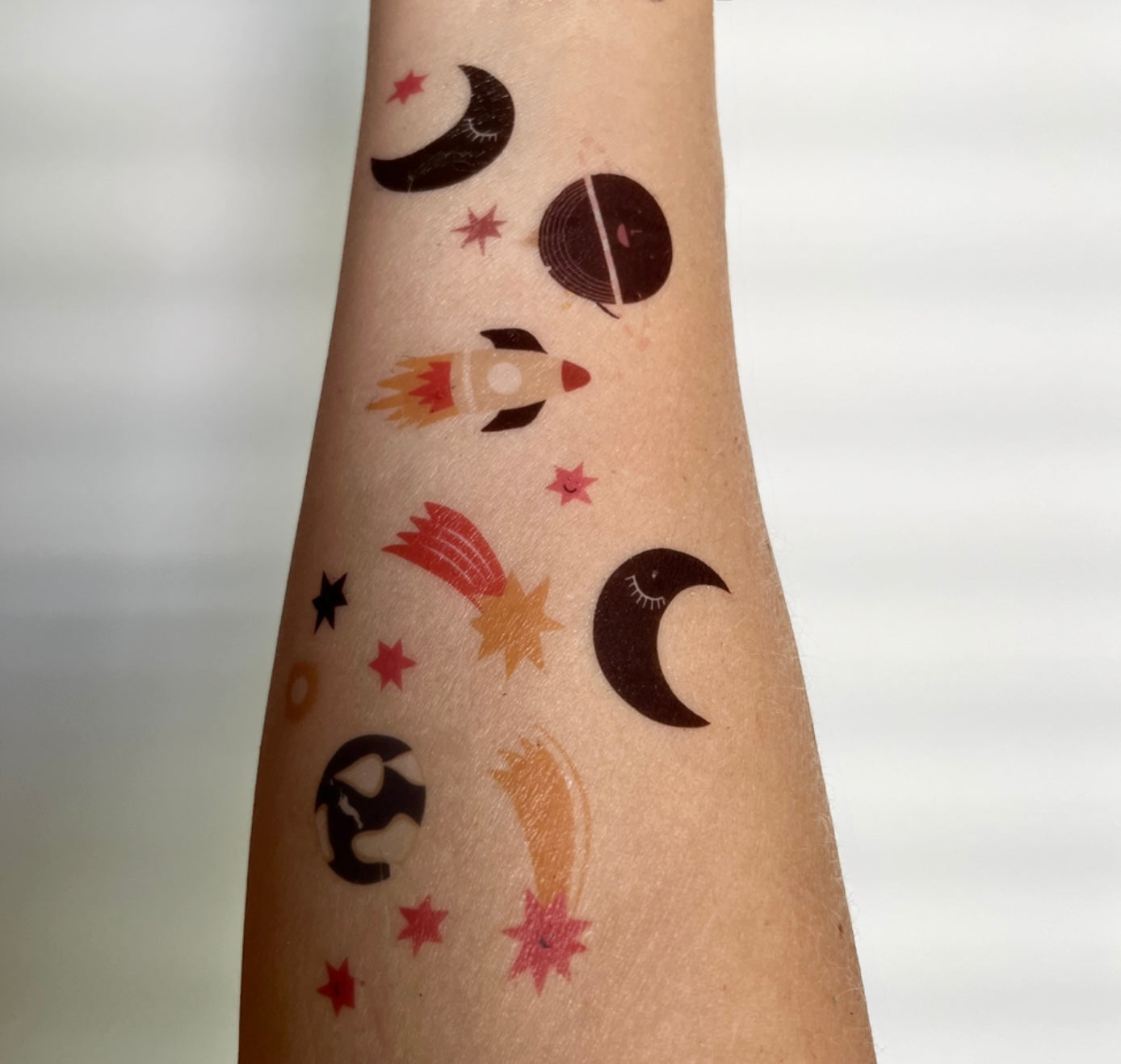 Karin Lena Schmid - Temporäre Tattoos "Universum" (5 Stück)