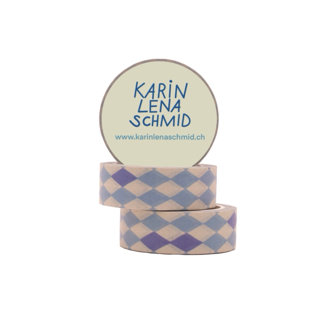 Karin Lena Schmid - Washitape „Diamant blau" (5 Stück)