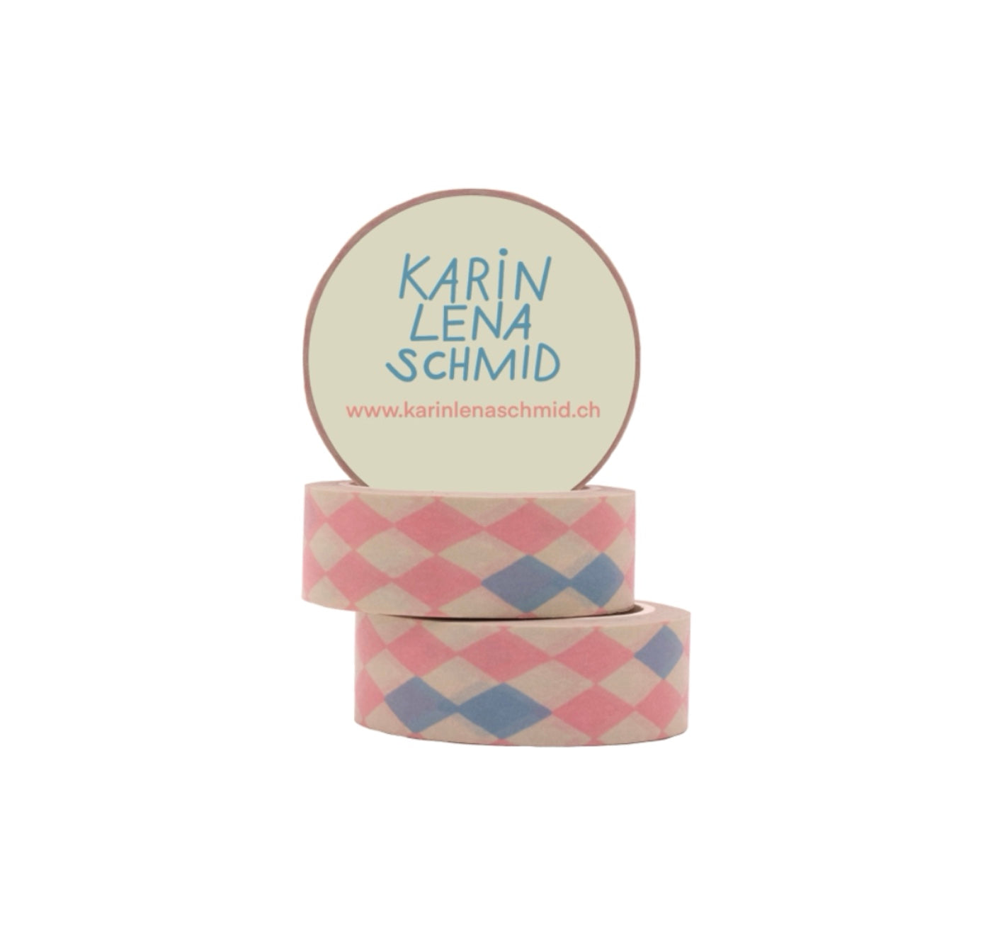 Karin Lena Schmid - Washitape „Diamant rosa" (5 Stück)