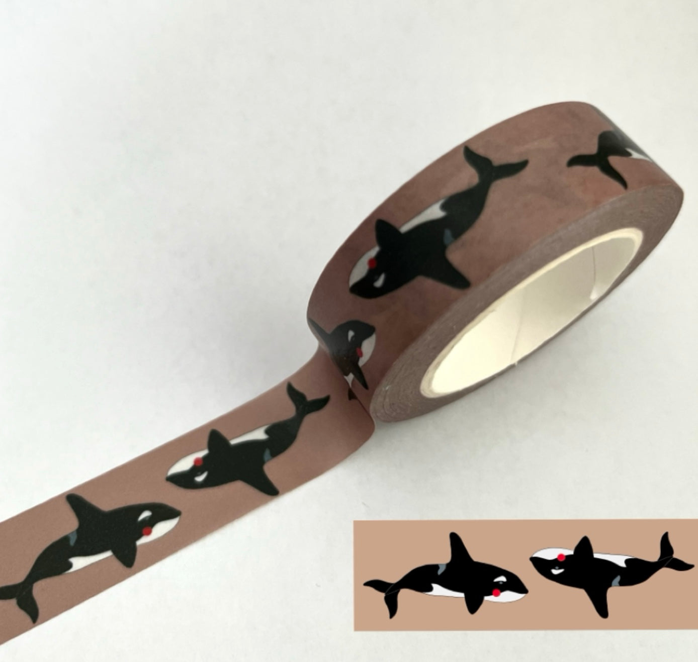 Karin Lena Schmid - Washitape „Orcas" (5 Stück)