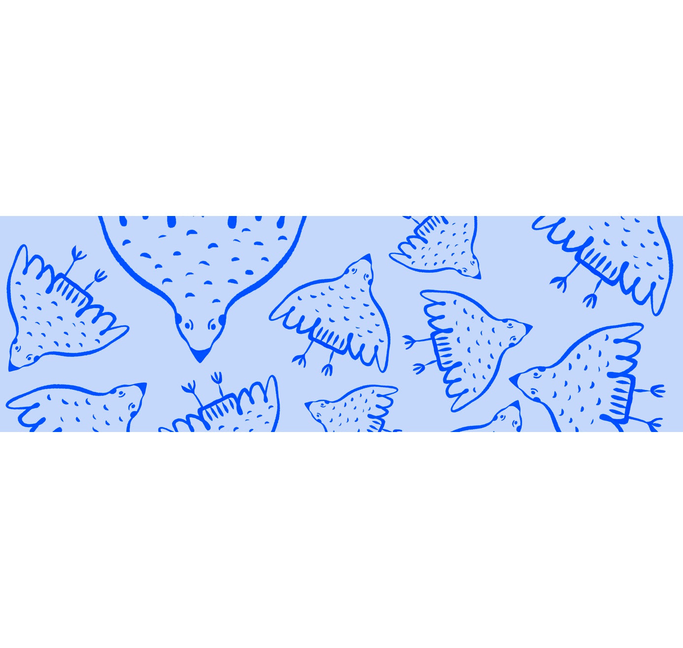 Karin Lena Schmid - Washitape „Blaue Vögel" (5 Stück)