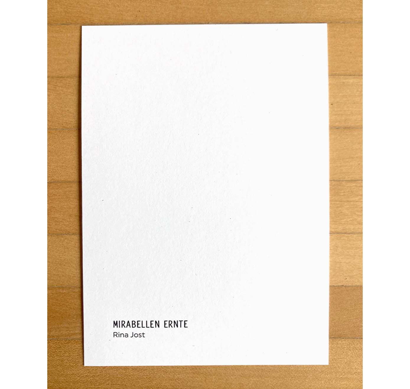 Rina Jost - Postkarte "Mirabellen Ernte" (10 Stück)
