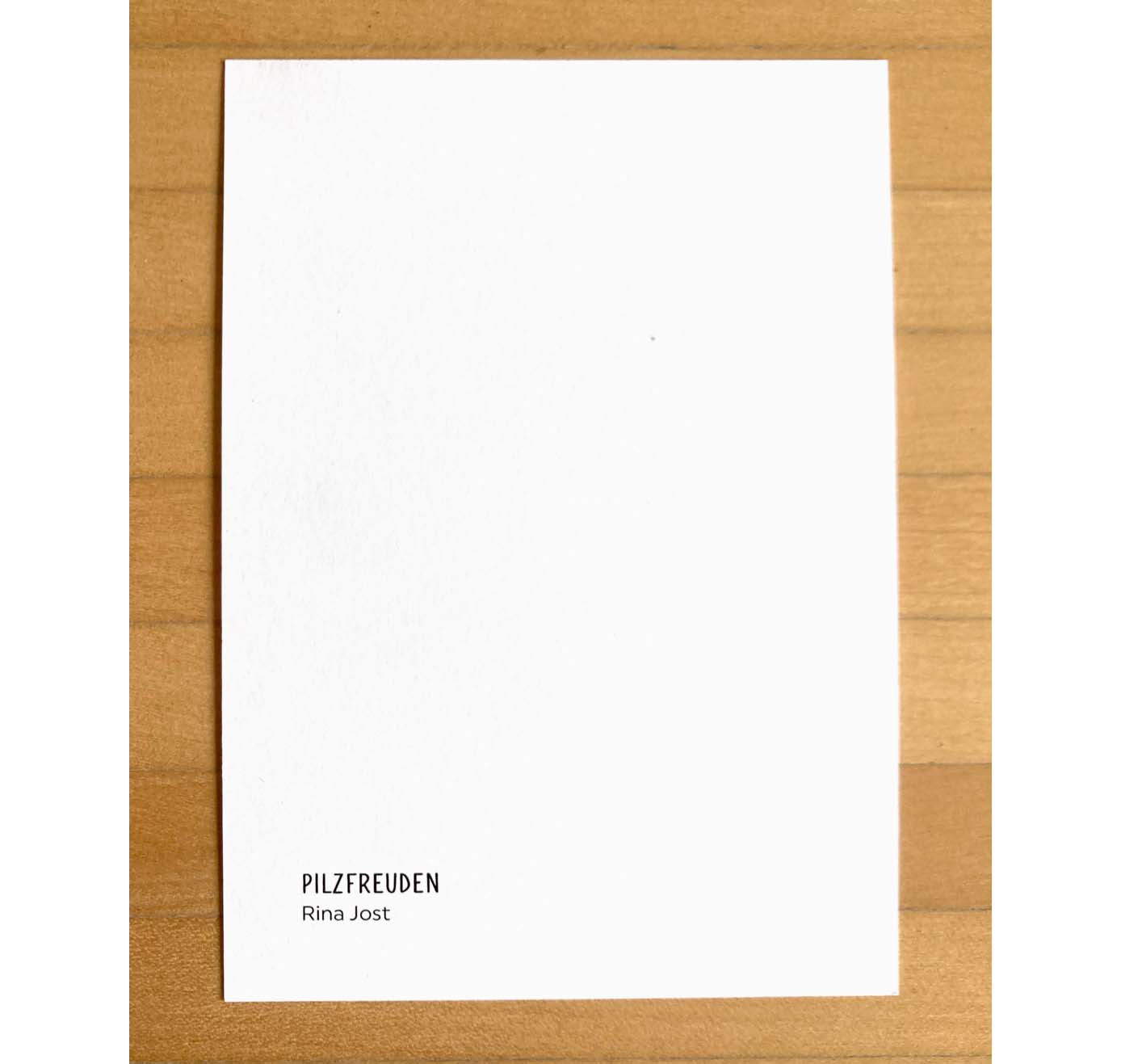 Rina Jost - Postkarte "Pilzfreuden" (10 Stück)