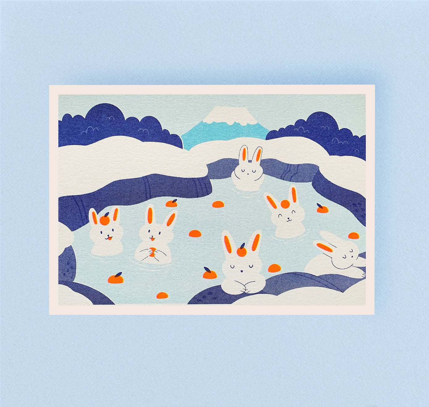 Laura LOW - Plakat "Lapin Onsen" (5 Stück)