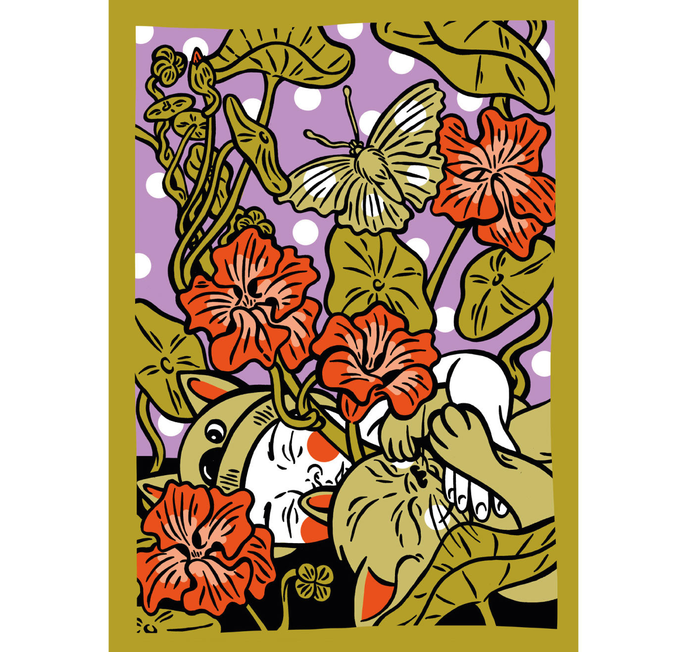 SAFU / Sarah Furrer - Grusskarte "Falter" (5 Stück)