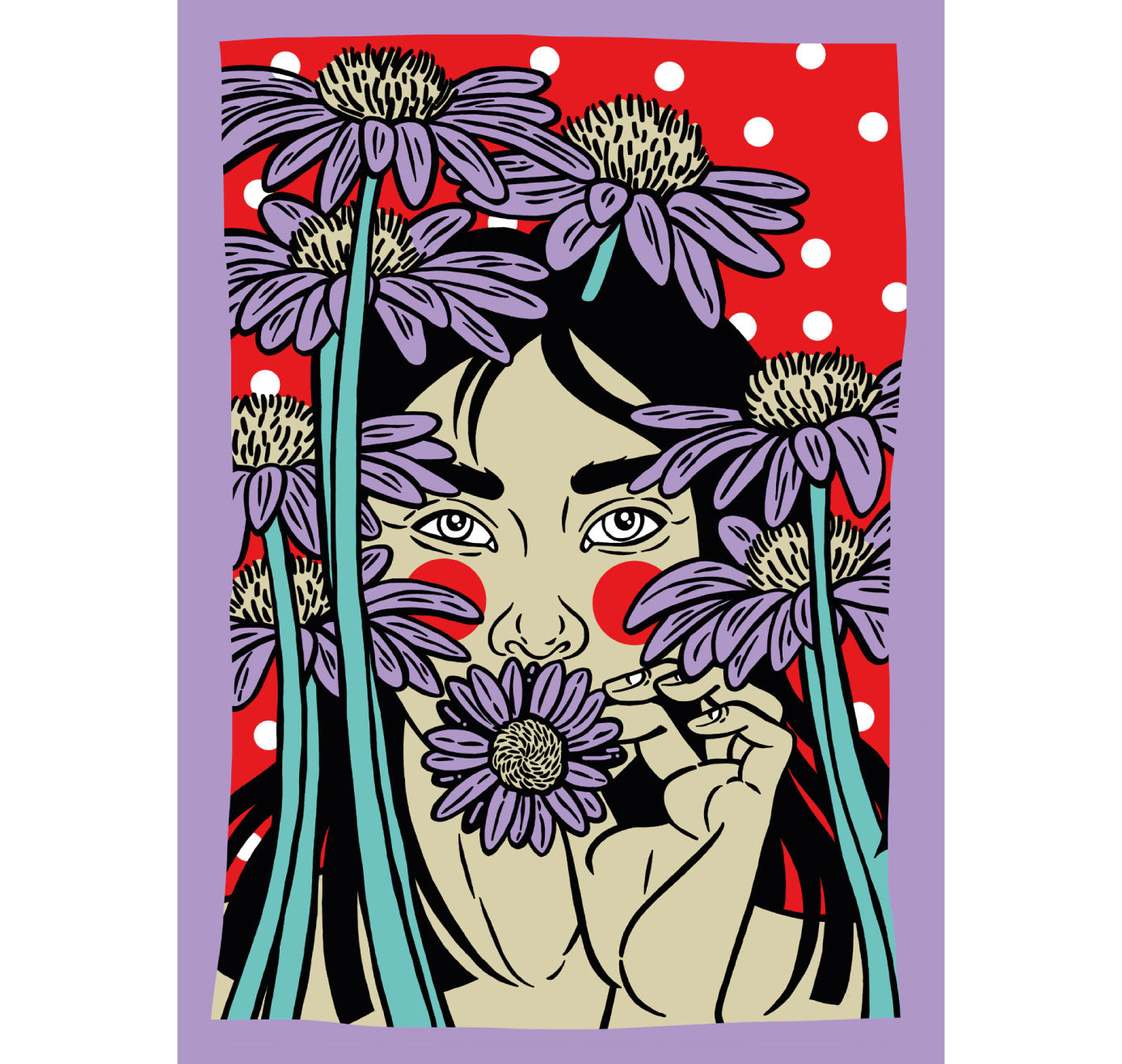 SAFU / Sarah Furrer - Grusskarte "Gerbera" (5 Stück)