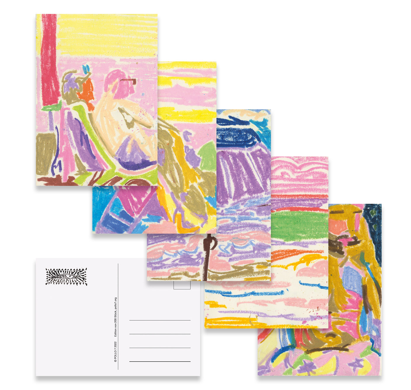 Pollo7 - Postkarten-Set "Spain" (5 Stück)