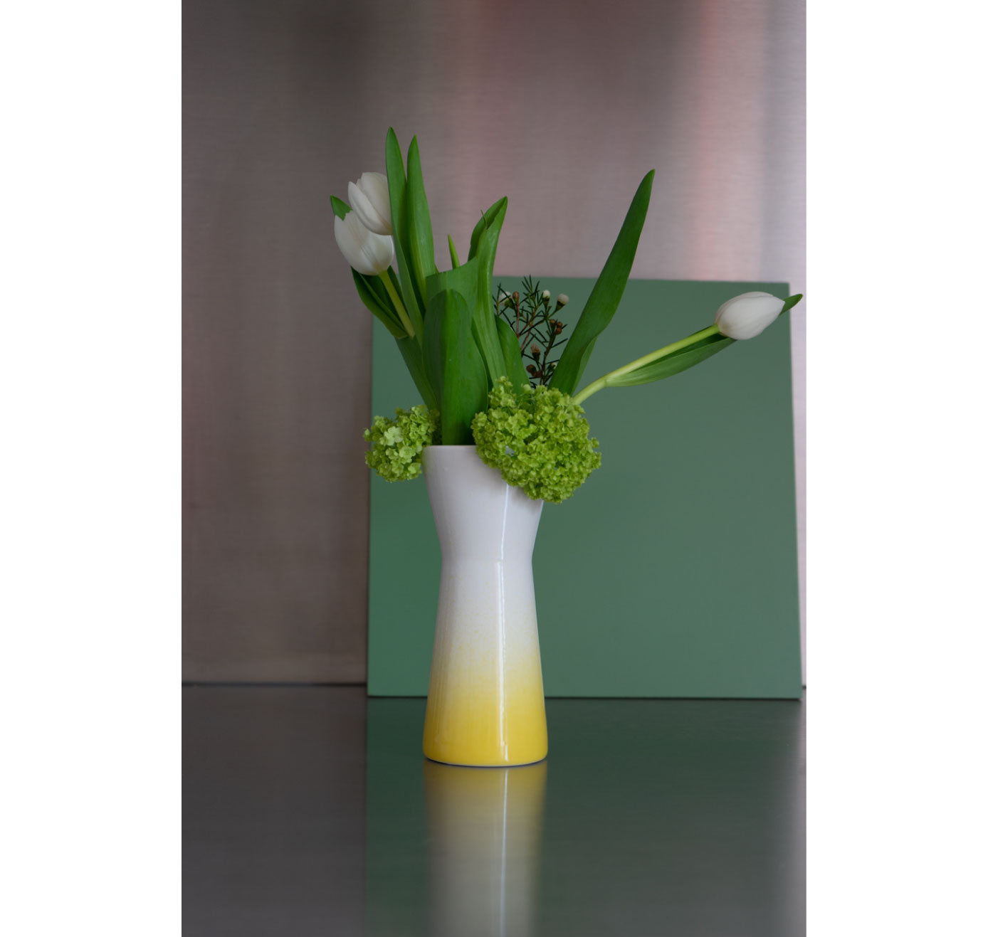 oha studio - Vase "Vessel" (gelb) (5 Stück)