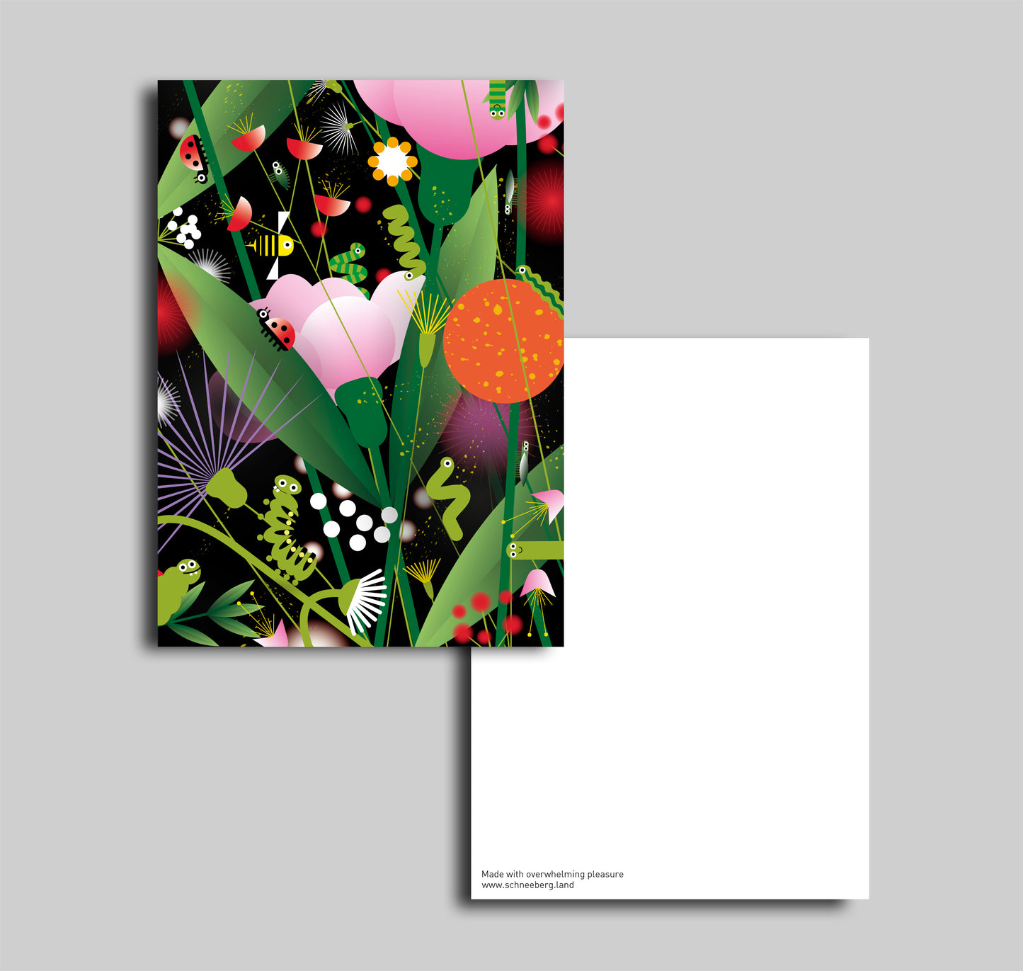 Anna-Lisa Schneeberger - Postkarte "Blumen II" (5 Stück)