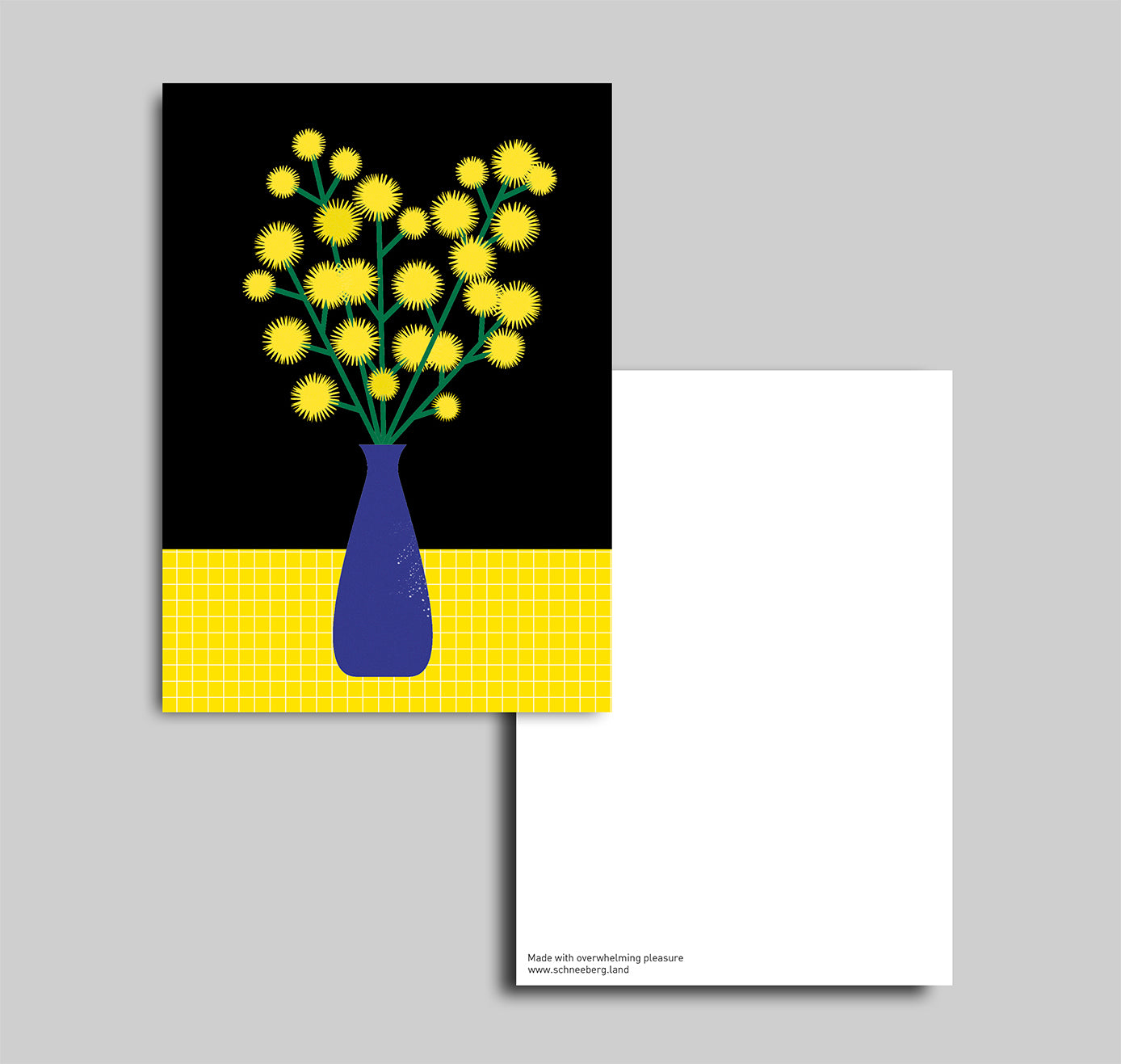 Anna-Lisa Schneeberger - Postkarte "Blumenstrauss August" (5 Stück)