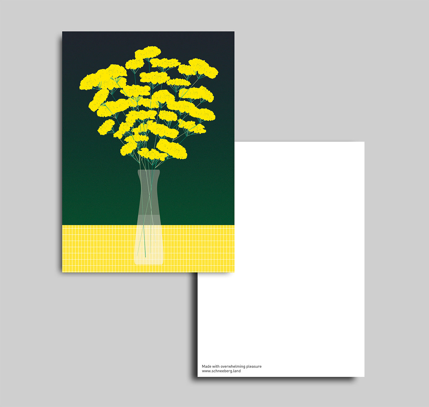 Anna-Lisa Schneeberger - Postkarte "Schafgarben" (5 Stück)