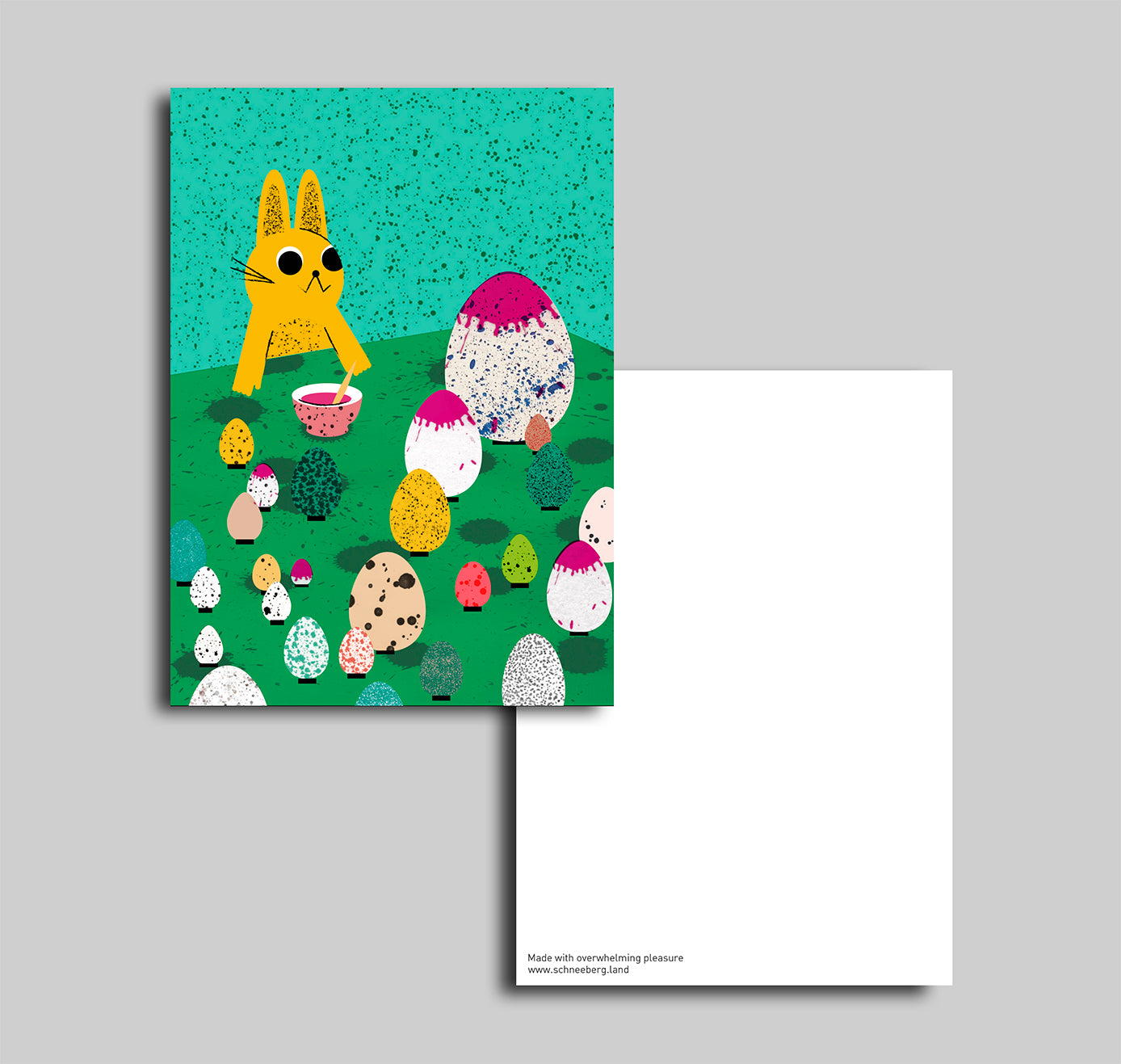 Anna-Lisa Schneeberger - Postkarte "Eier malen" (5 Stück)