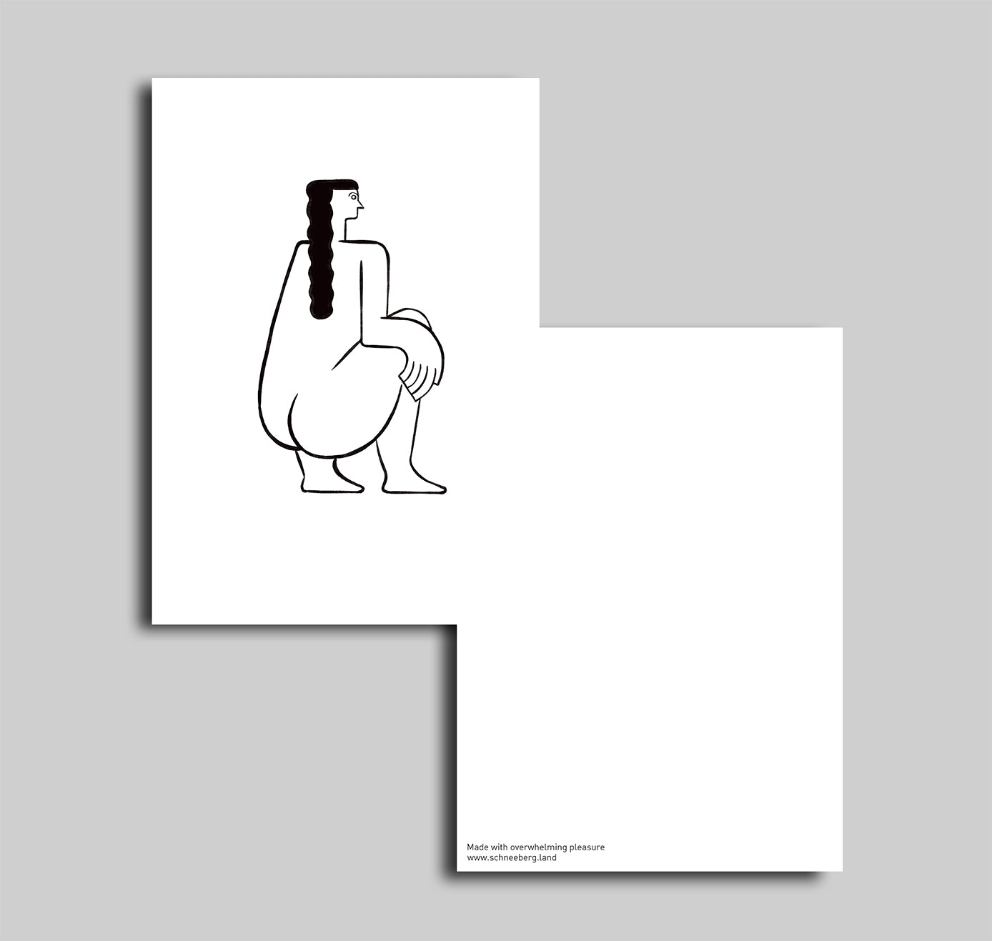 Anna-Lisa Schneeberger - Postkarte "Frau" (5 Stück)