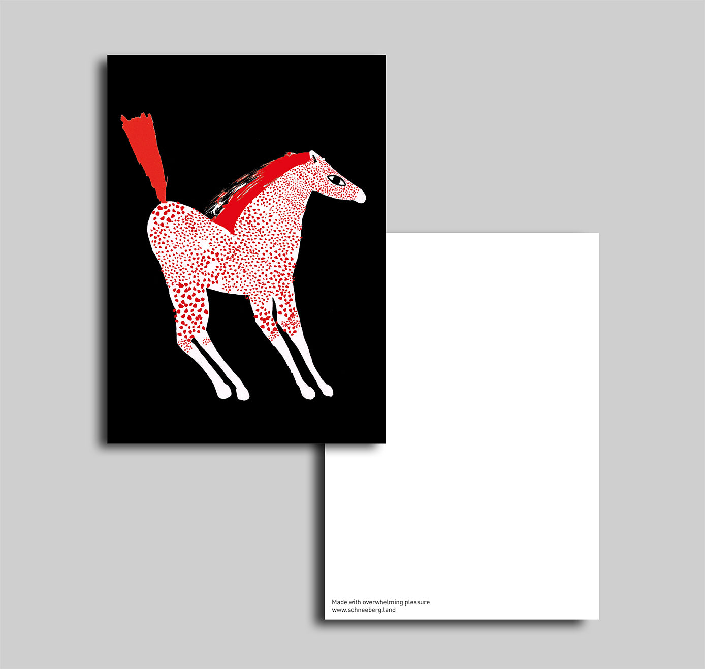 Anna-Lisa Schneeberger - Postkarte "Horse" (5 Stück)