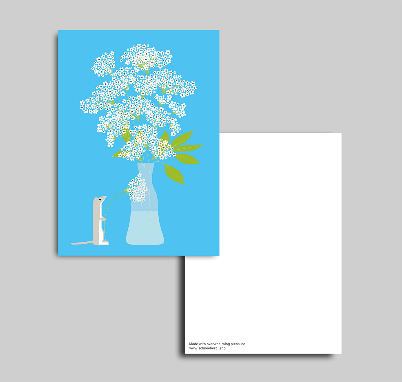 Anna-Lisa Schneeberger - Postkarte "Blumenstrauss Juli" (5 Stück)