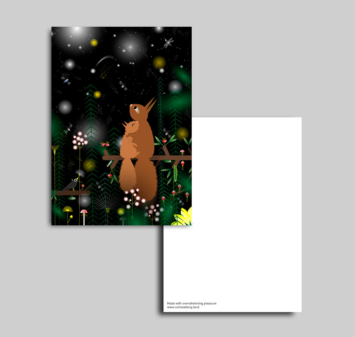 Anna-Lisa Schneeberger - Postkarte "Sternschnuppe" (5 Stück)