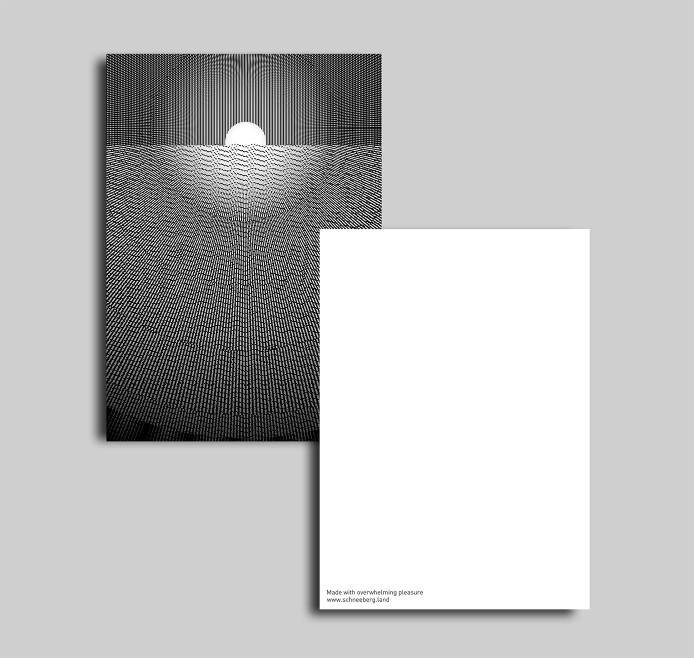 Anna-Lisa Schneeberger - Postkarte "Sunrise Moiré" (5 Stück)