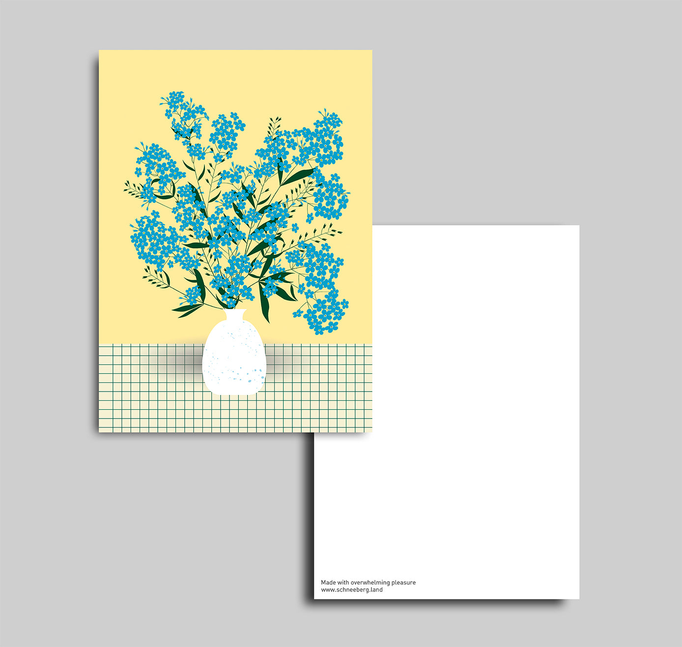 Anna-Lisa Schneeberger - Postkarte "Vergiss mein nicht" (5 Stück)