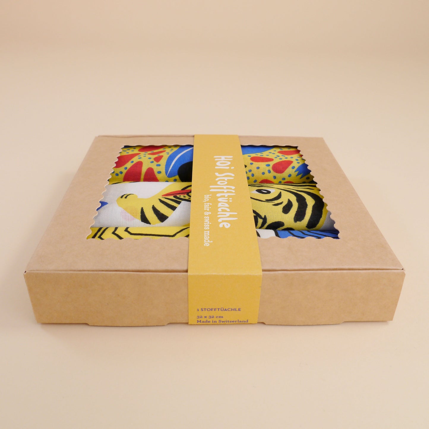 Hoi-Laden - 3er Set Stofftüchlein "Tierliebe" (5 Stück)