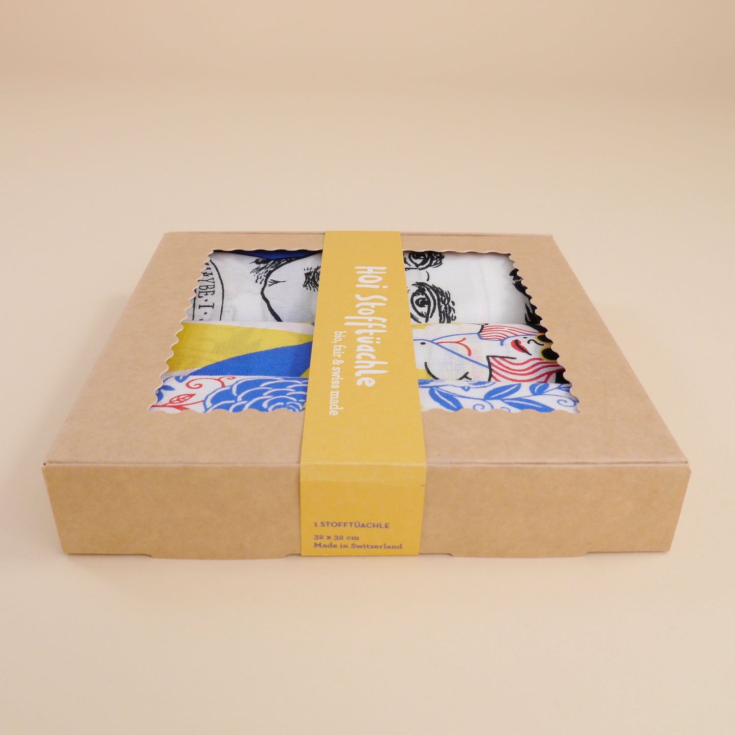 Hoi-Laden - 3er Set Stofftüchlein "Vögel Aller Art" (5 Stück)