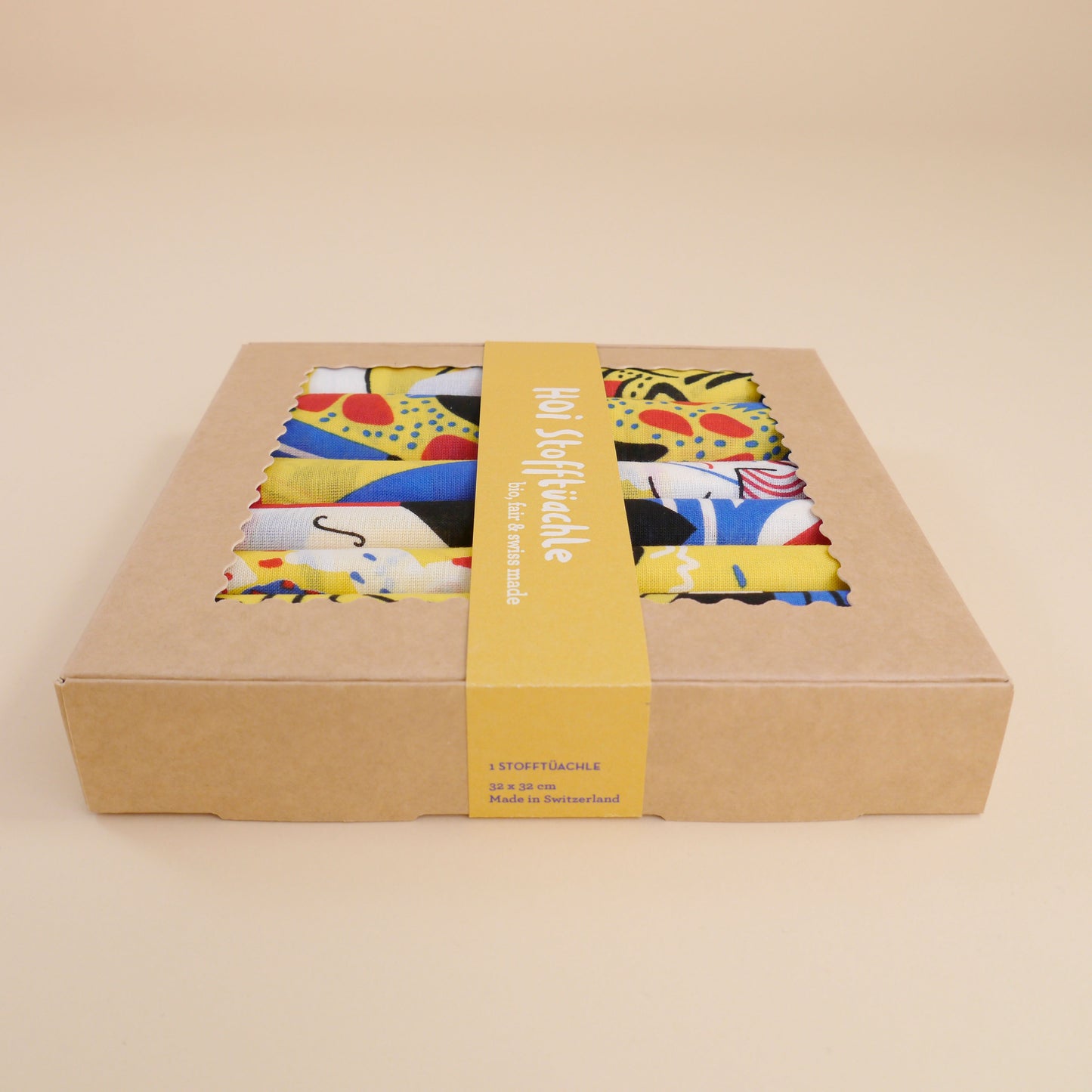 Hoi-Laden - 6er Set Stofftüchlein "Fabelhafte Kreaturen" (5 Stück)