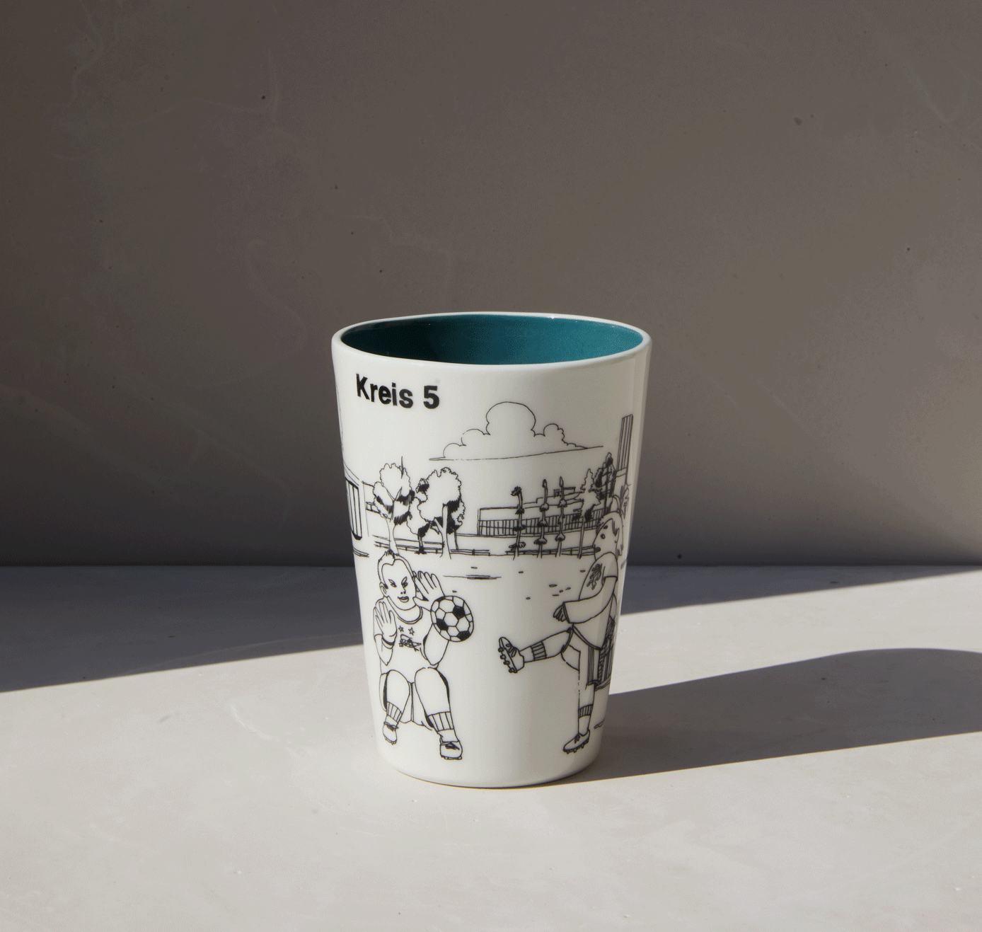 Studio Sediment & Annina Schäubli - Züribecher 300ml "Kreis 5" (5 Stück)
