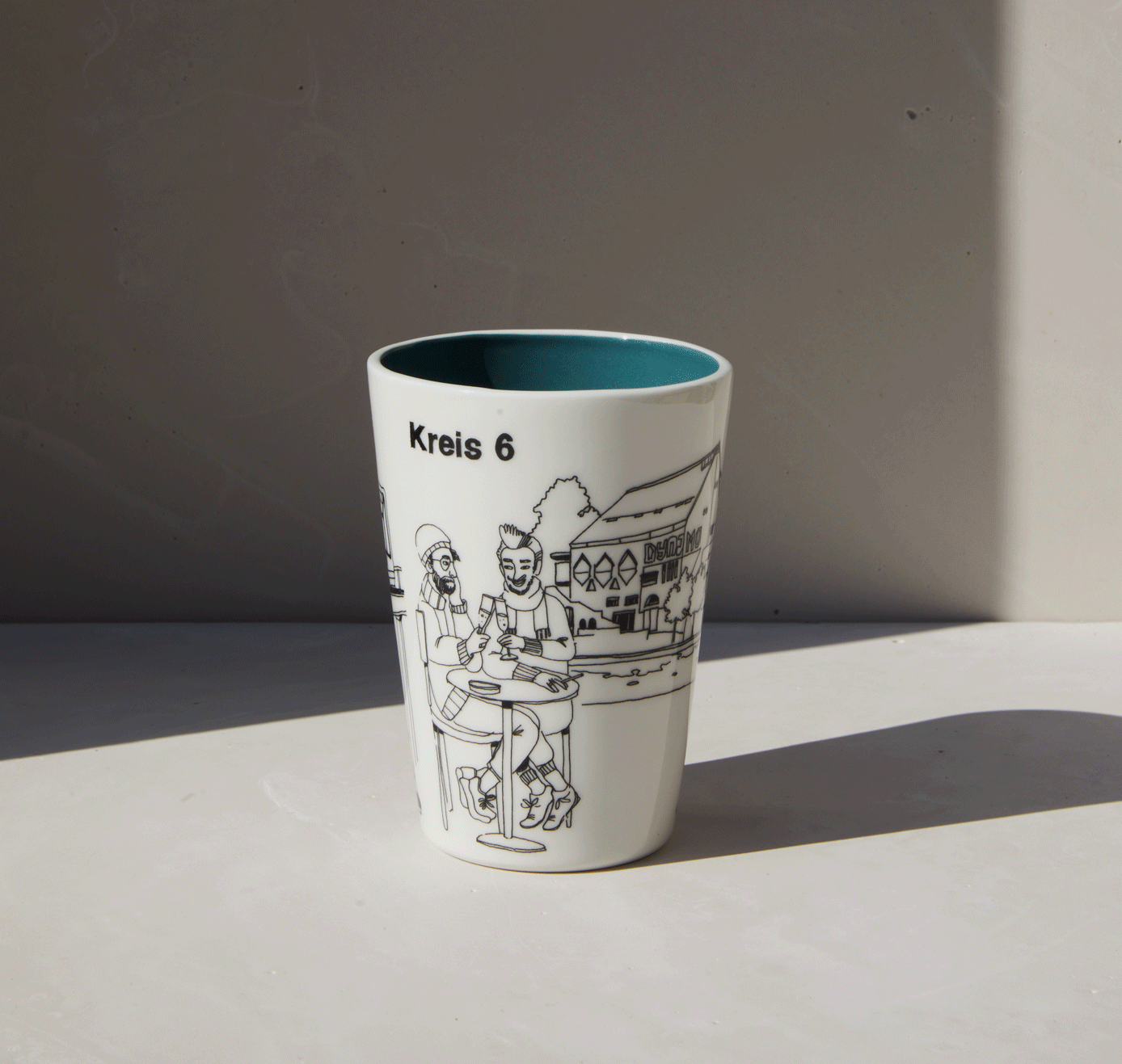 Studio Sediment & Annina Schäubli - Züribecher 300ml "Kreis 6" (5 Stück)